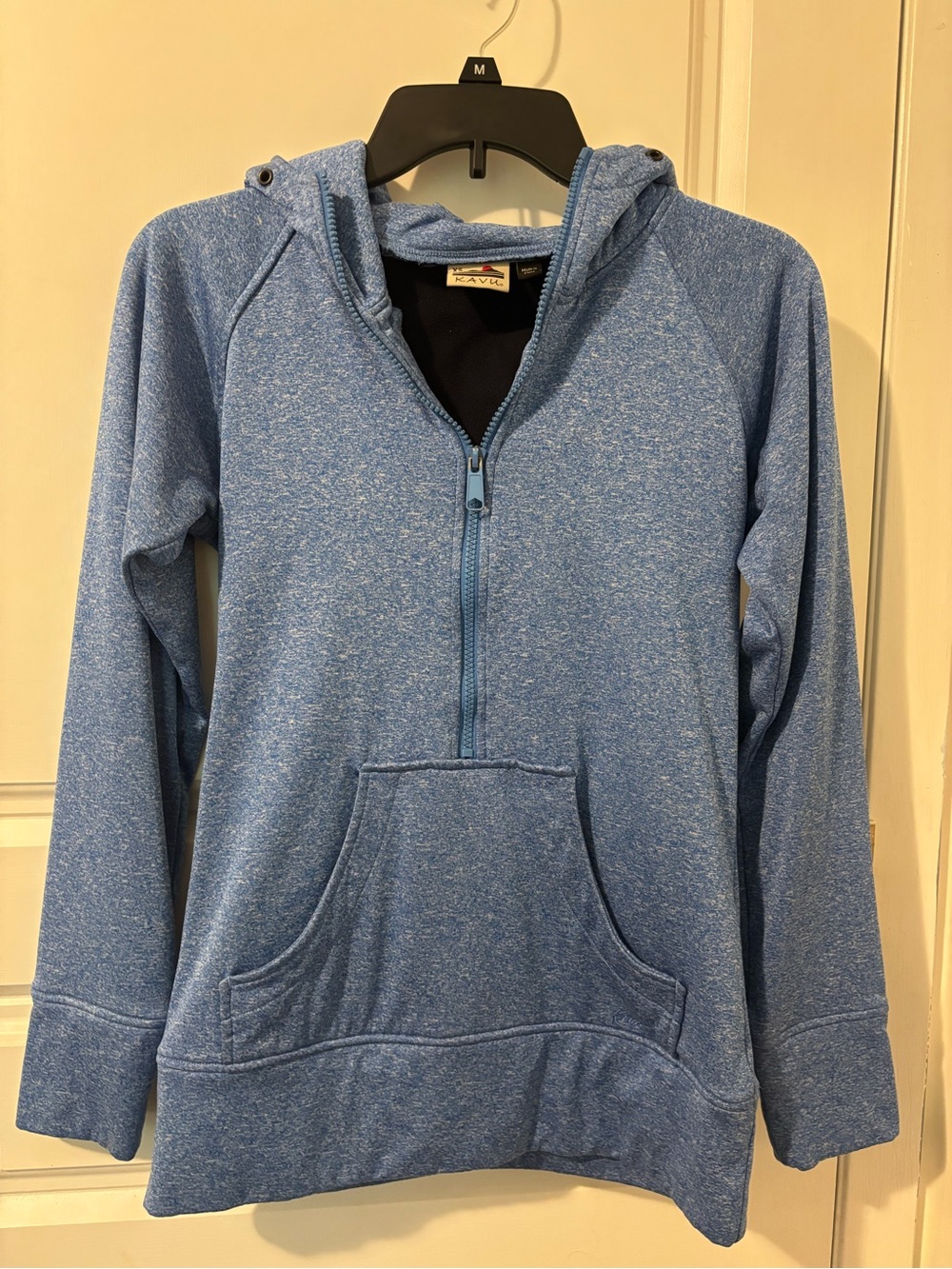Kavu Heather Sky Blue Half-Zip Pullover